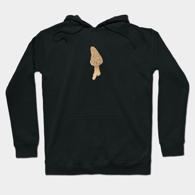 Morel mushroom Hoodie by Beelixir Illustration